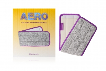 AQUAMATIC Насадка из микроволокна для швабры с распылителем AERO (серая)